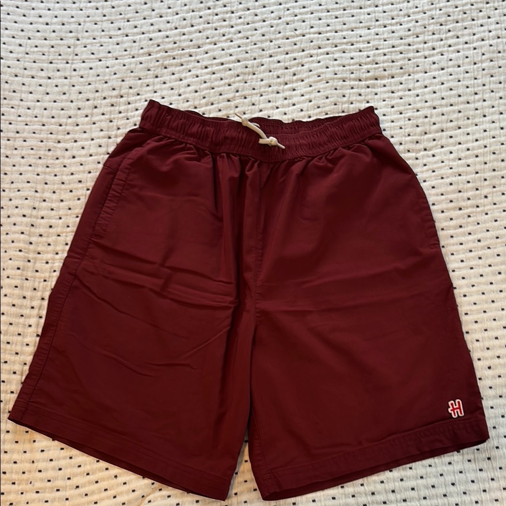 HOMAGE Men's Maroon Athletic Shorts